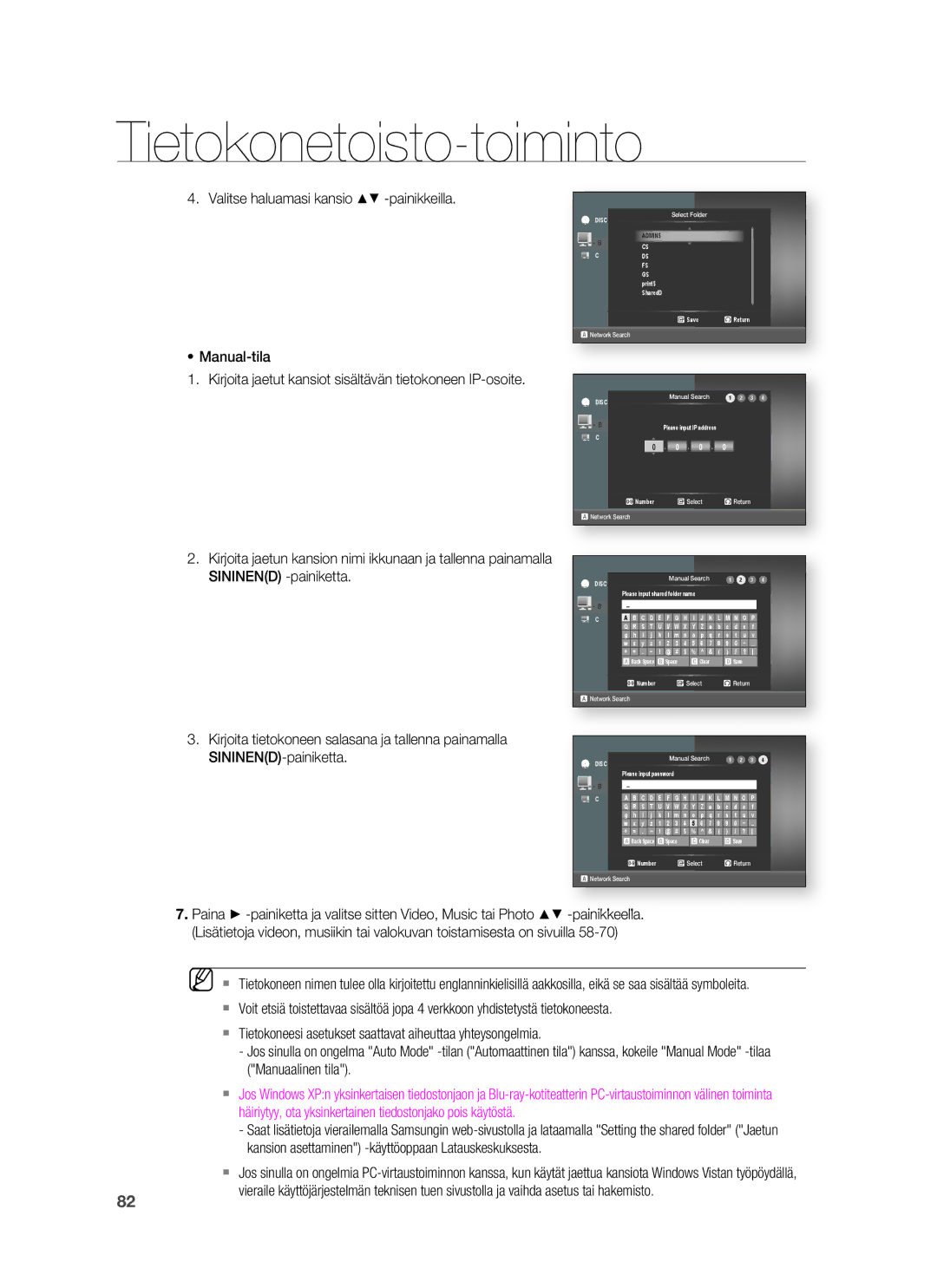 Samsung HT-BD6200R/XEE manual Admin$ 