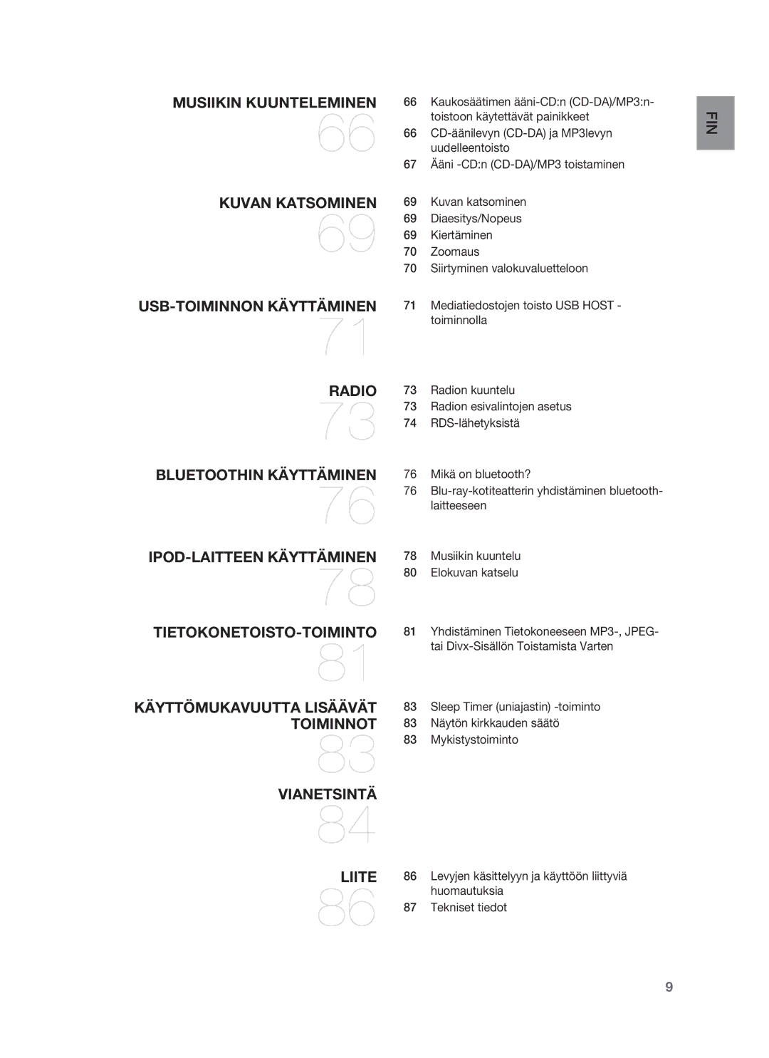 Samsung HT-BD6200R/XEE manual Toistoon käytettävät painikkeet, CD-äänilevyn CD-DA ja MP3levyn, Uudelleentoisto 