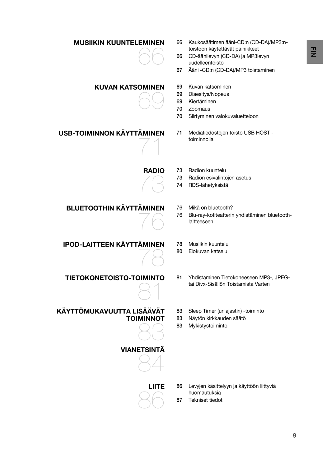 Samsung HT-BD7200R/XEE manual Radio 