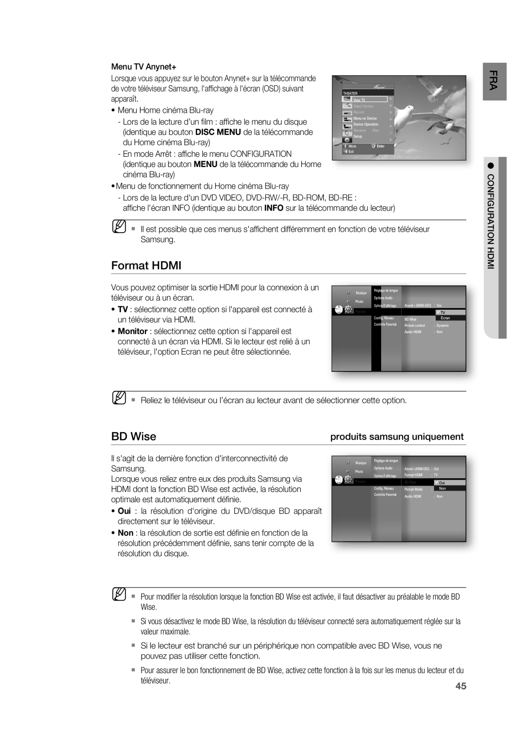 Samsung HT-BD7200R/XEF manual Format hdMi 