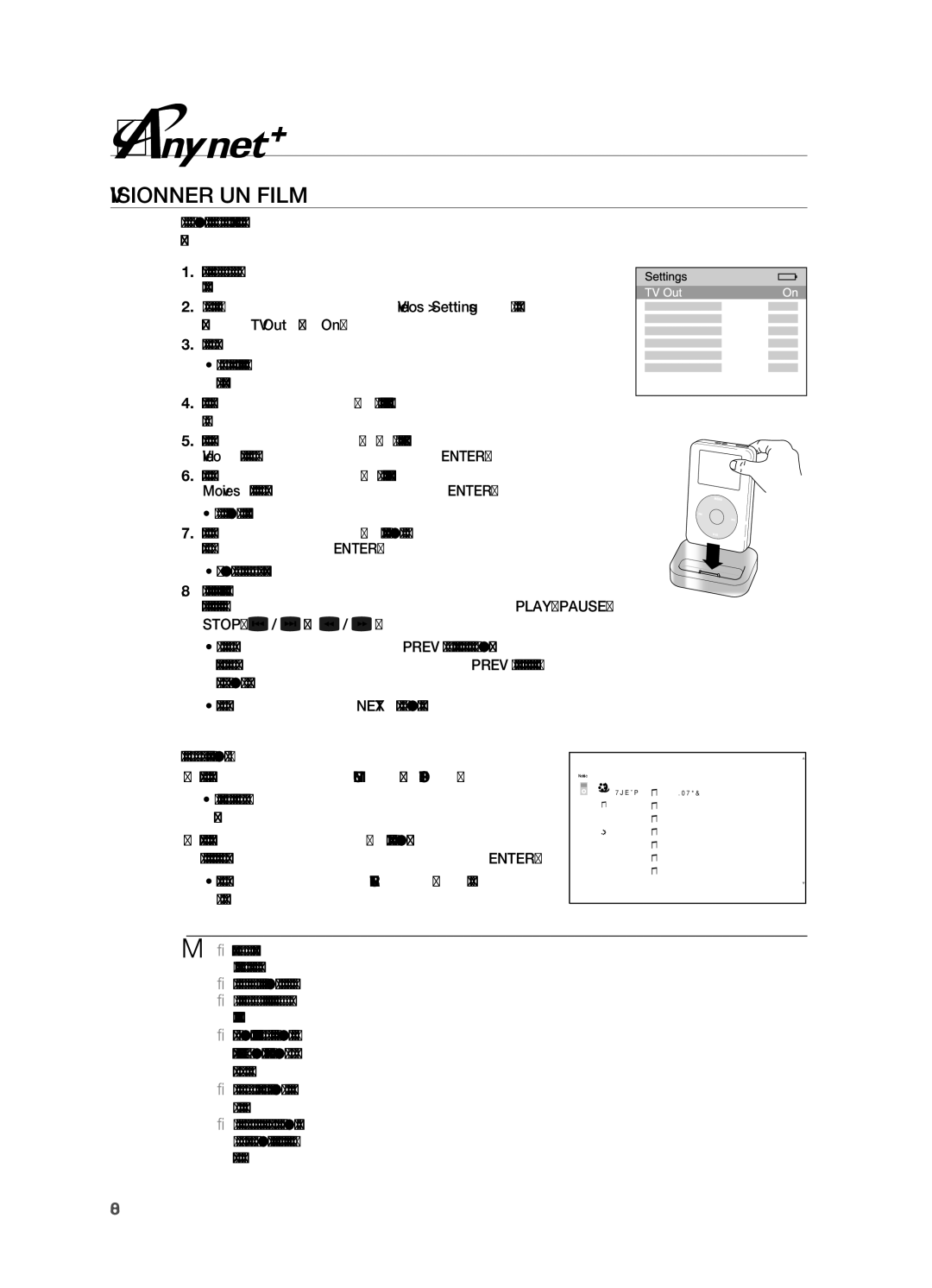 Samsung HT-BD7200R/XEF manual ViSiOnneR un Film, ’écran de début du fi chier en cours 