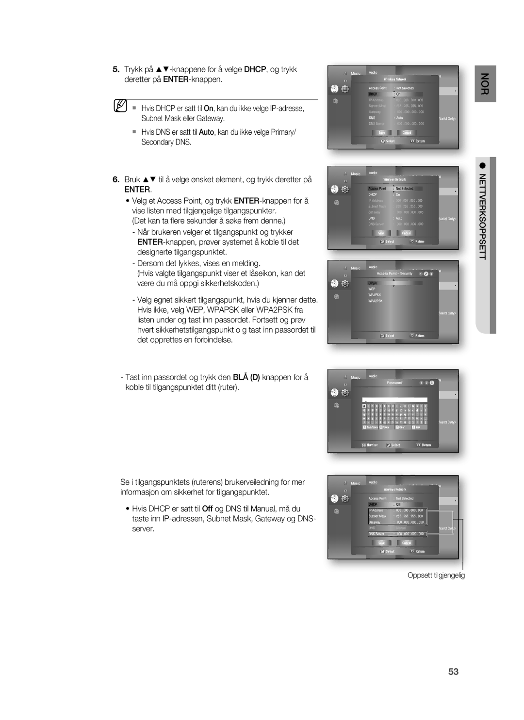 Samsung HT-BD7255R/XEE manual Enter 