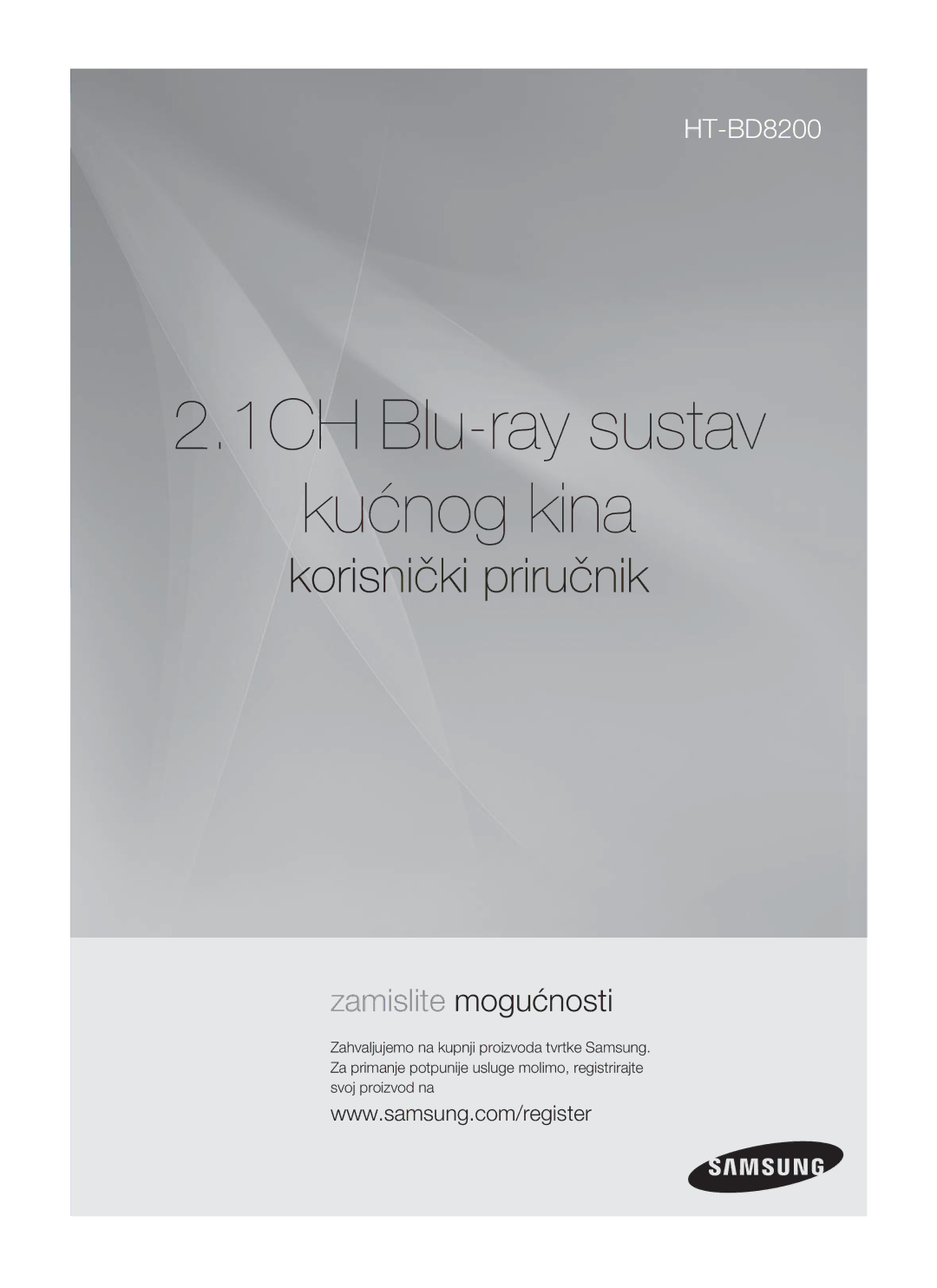 Samsung HT-BD8200T/EDC manual 1CH Blu-ray sustav Kućnog kina 