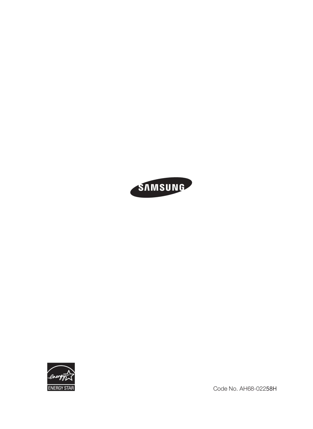 Samsung HT-C5550/EDC manual Code No. AH68-02258H 