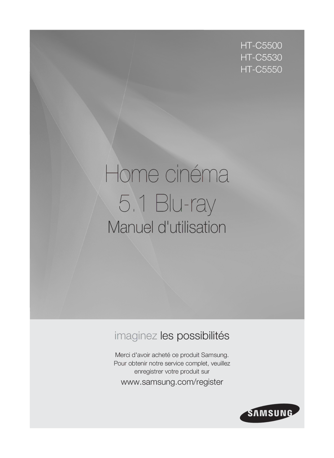 Samsung HT-C5530/XEF, HT-C5550/XEF, HT-C5500/XEF, HT-C5530/EDC manual Home cinéma Blu-ray 