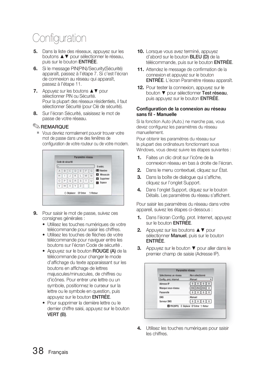 Samsung HT-C5800/EDC, HT-C5800/XEF manual Pour saisir le mot de passe, suivez ces consignes générales 