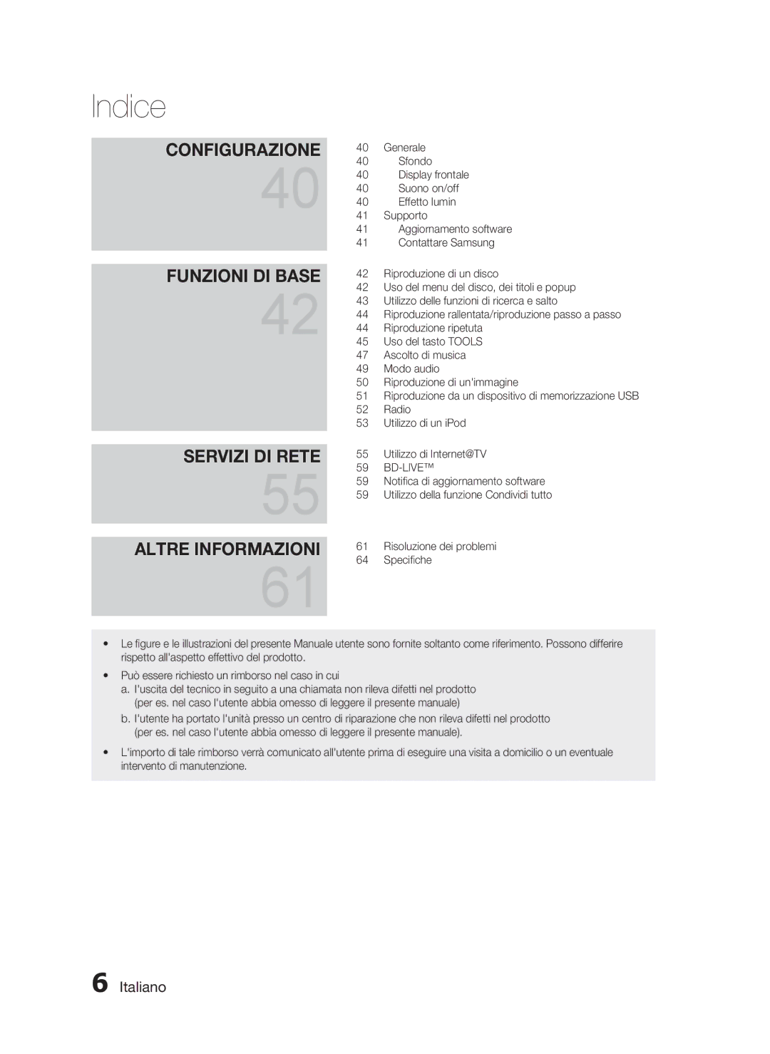 Samsung HT-C5800/XEF manual Indice 