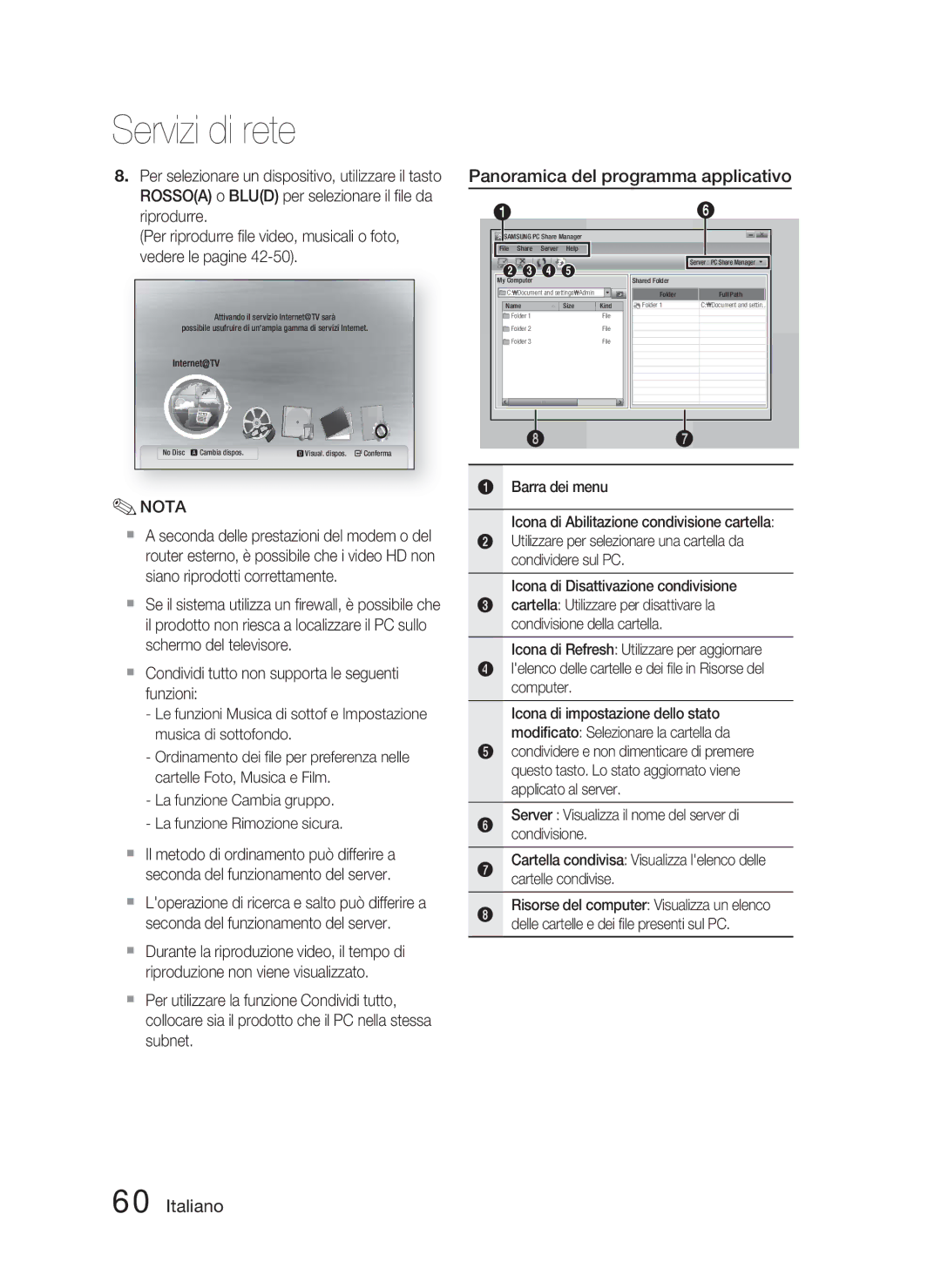 Samsung HT-C6800/EDC, HT-C6800/XEN, HT-C6800/XEF manual Panoramica del programma applicativo 