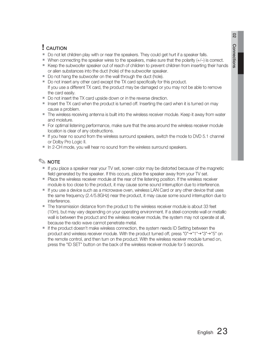 Samsung HT-C6900W user manual English 