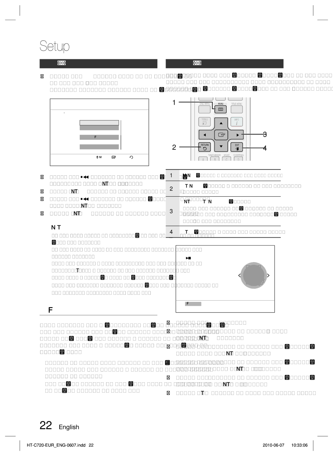 Samsung HT-C720/EDC, HT-C729/XEG, HT-C720/XEF manual Setup, Selecting the Video Format, Before Starting Initial Setting 