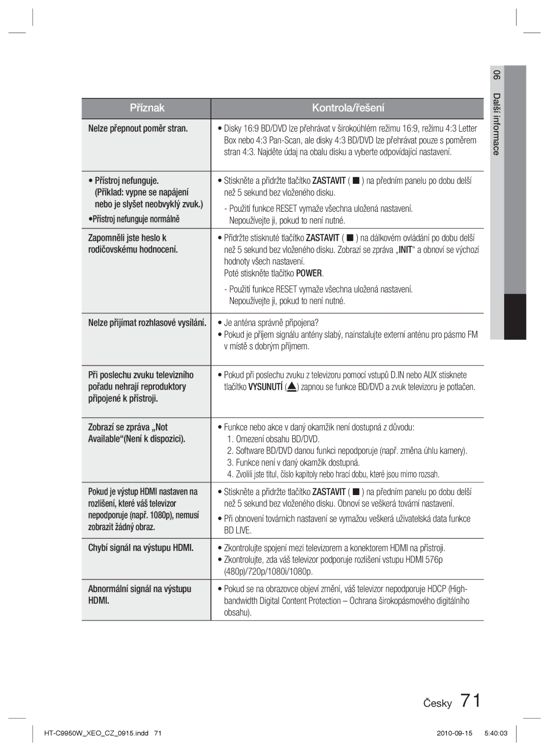 Samsung HT-C9950W/EDC manual BD Live 