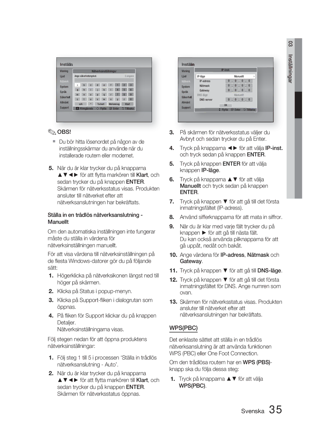 Samsung HT-D4500/XE manual Wpspbc 