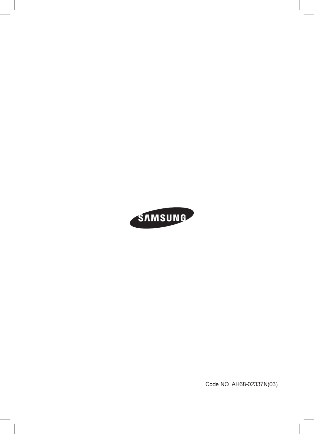 Samsung HT-D455K/SH, HT-D455K/ZN, HT-D453HK/ZN, HT-D453HK/SH, HT-D455K/HC, HT-D455K/UM, HT-D453K/UM Code NO. AH68-02337N\03 