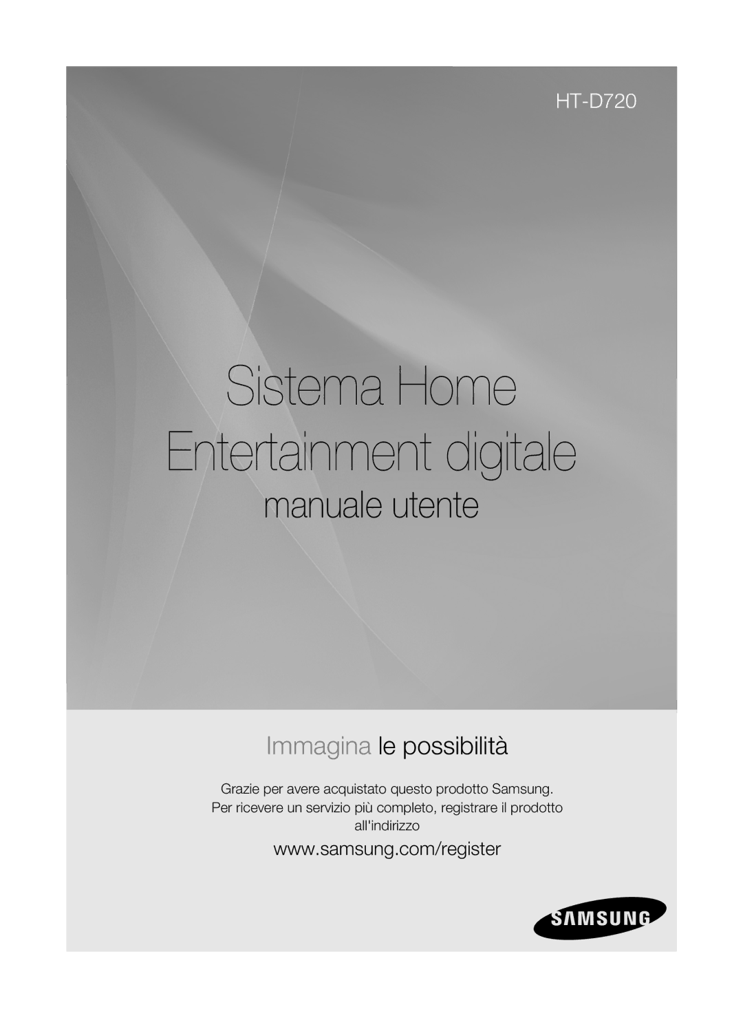 Samsung HT-D720/ZF manual Sistema Home Entertainment digitale 