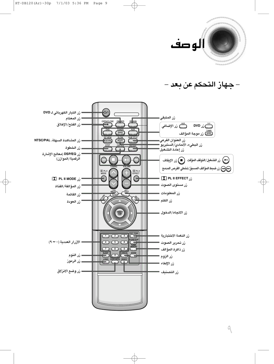 Samsung HTDB120TH/UMG, HT-DB120, HTDB120TH/XSG, HTDB120TH/HAO manual Fb ´s «∞∑Jr §NU 