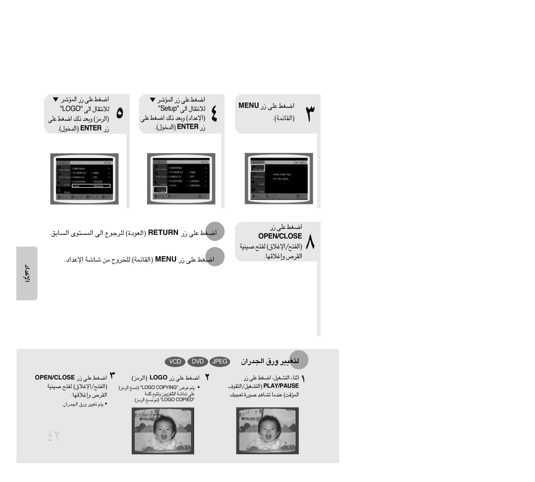 Samsung HTDB300TH/HAO manual ESOLC/NEPO ¸ ´Kv «Gj «∞d±e Ogol ¸ ´Kv «Gj, Ogol «∞v ∞ö≤∑IU‰ PuteS «∞v ∞ö≤∑IU‰, ≈¨öÆNU «∞Id’ 