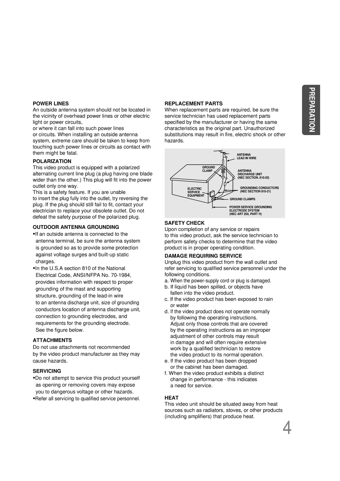 Samsung HT-DB390 instruction manual Power Lines 