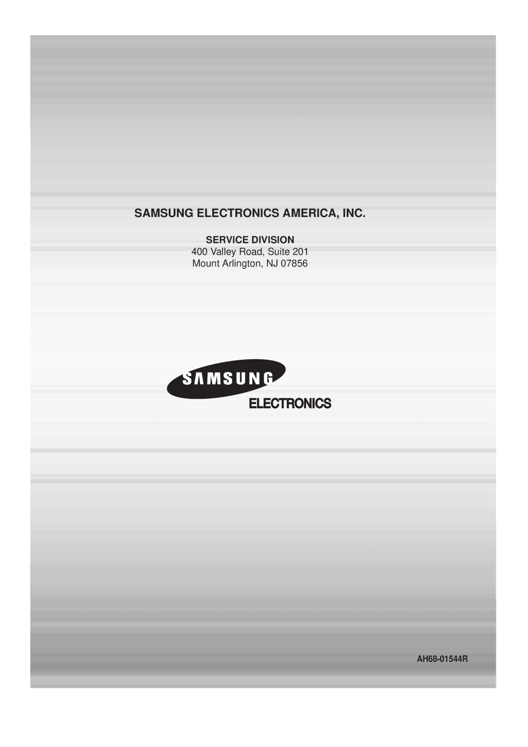 Samsung HT-DS1000 instruction manual Samsung Electronics AMERICA, INC 