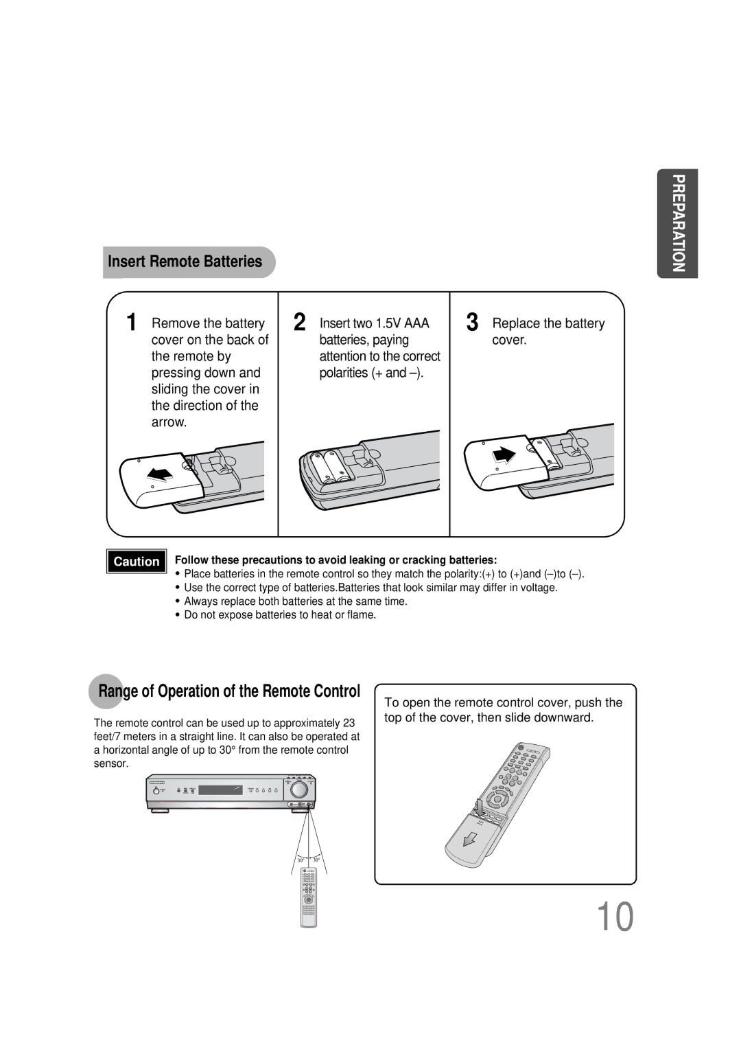 Samsung AH68-01493X, HT-DS665T, 20051111115925328 instruction manual Insert Remote Batteries 