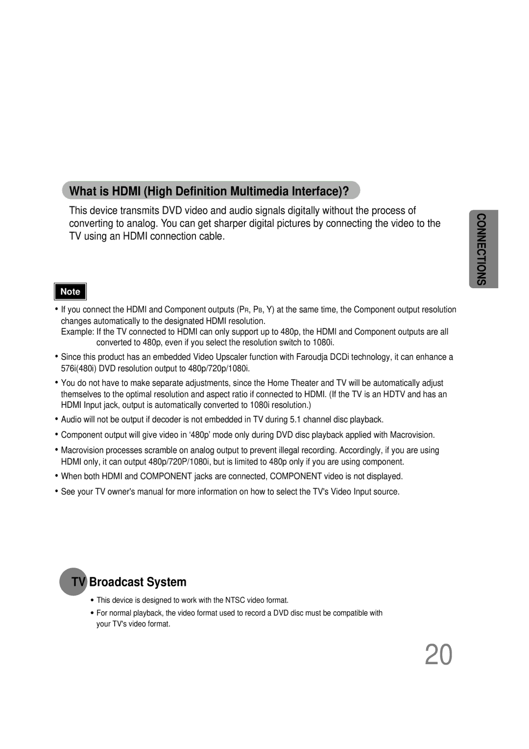 Samsung HT-DS665T, 20051111115925328, AH68-01493X What is Hdmi High Definition Multimedia Interface?, TV Broadcast System 