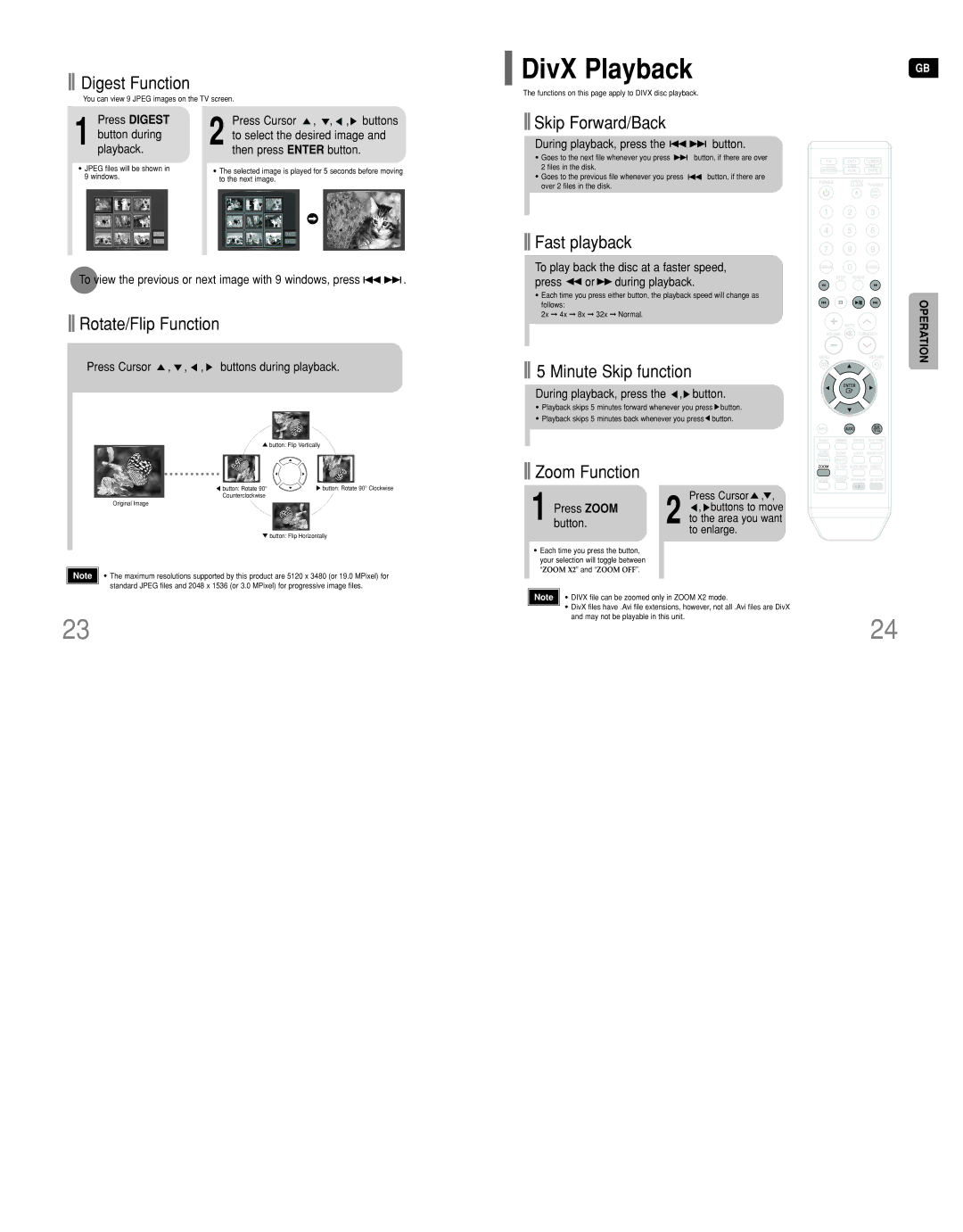 Samsung HT-DT79 instruction manual DivX Playback 