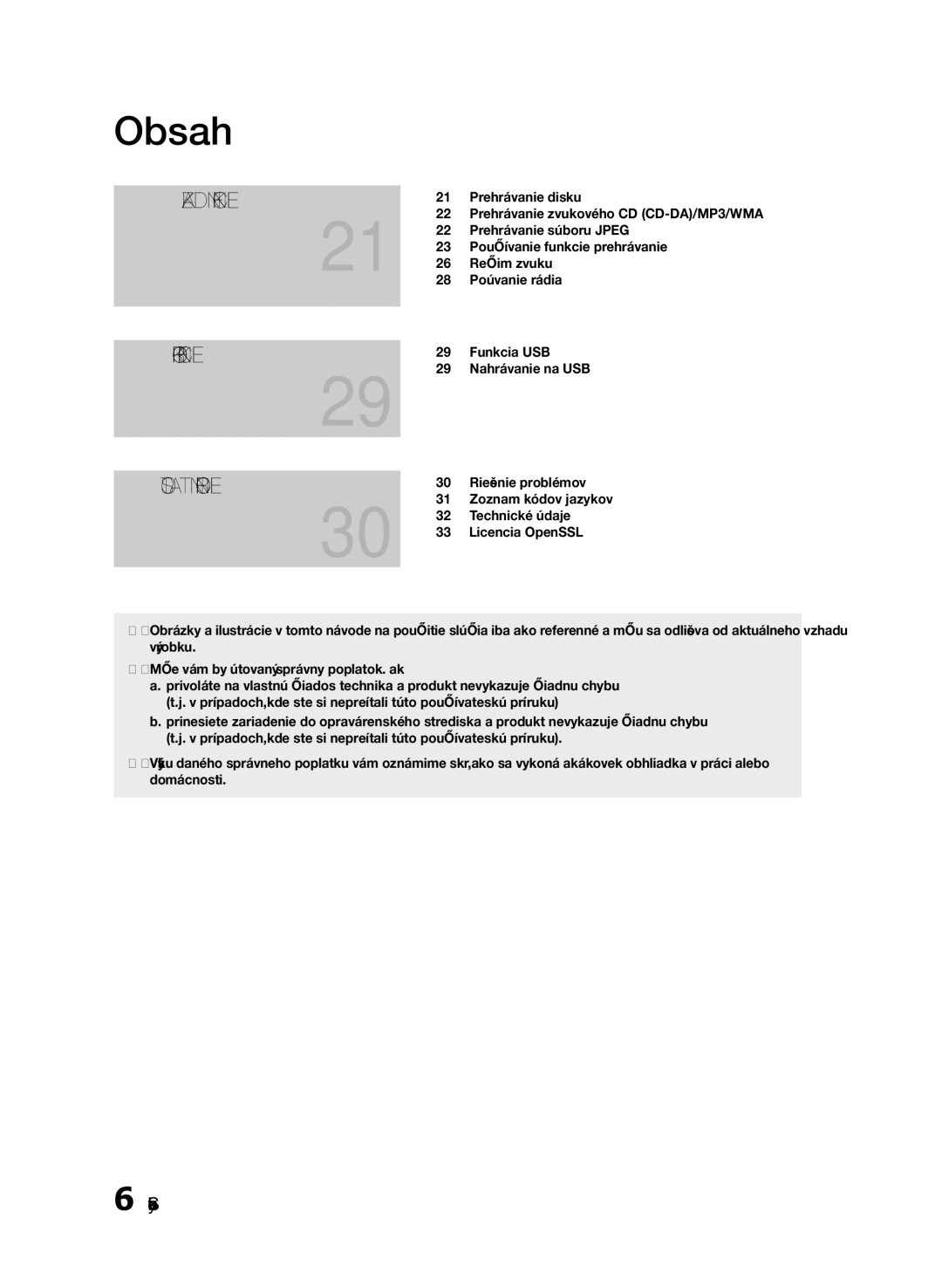 Samsung HT-E330/EN manual Základné Funkcie Pokročilé Funkcie 