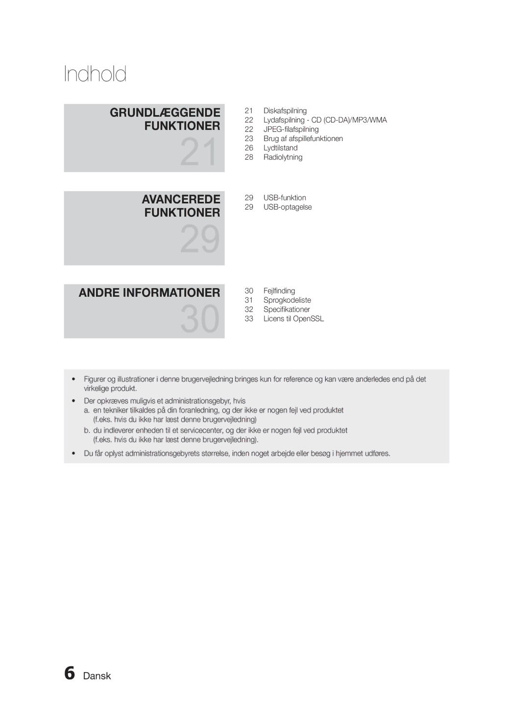 Samsung HT-E330/XE manual Andre Informationer 