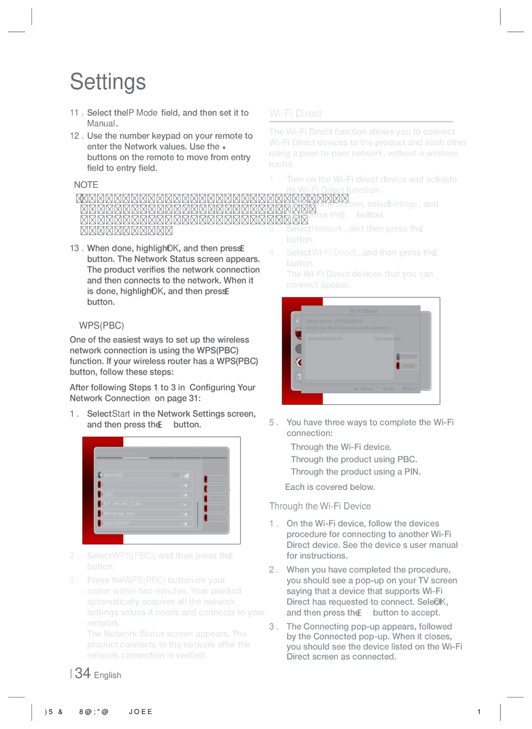 Samsung HT-E6500W, HTE6500WZA user manual Wi-Fi Direct 