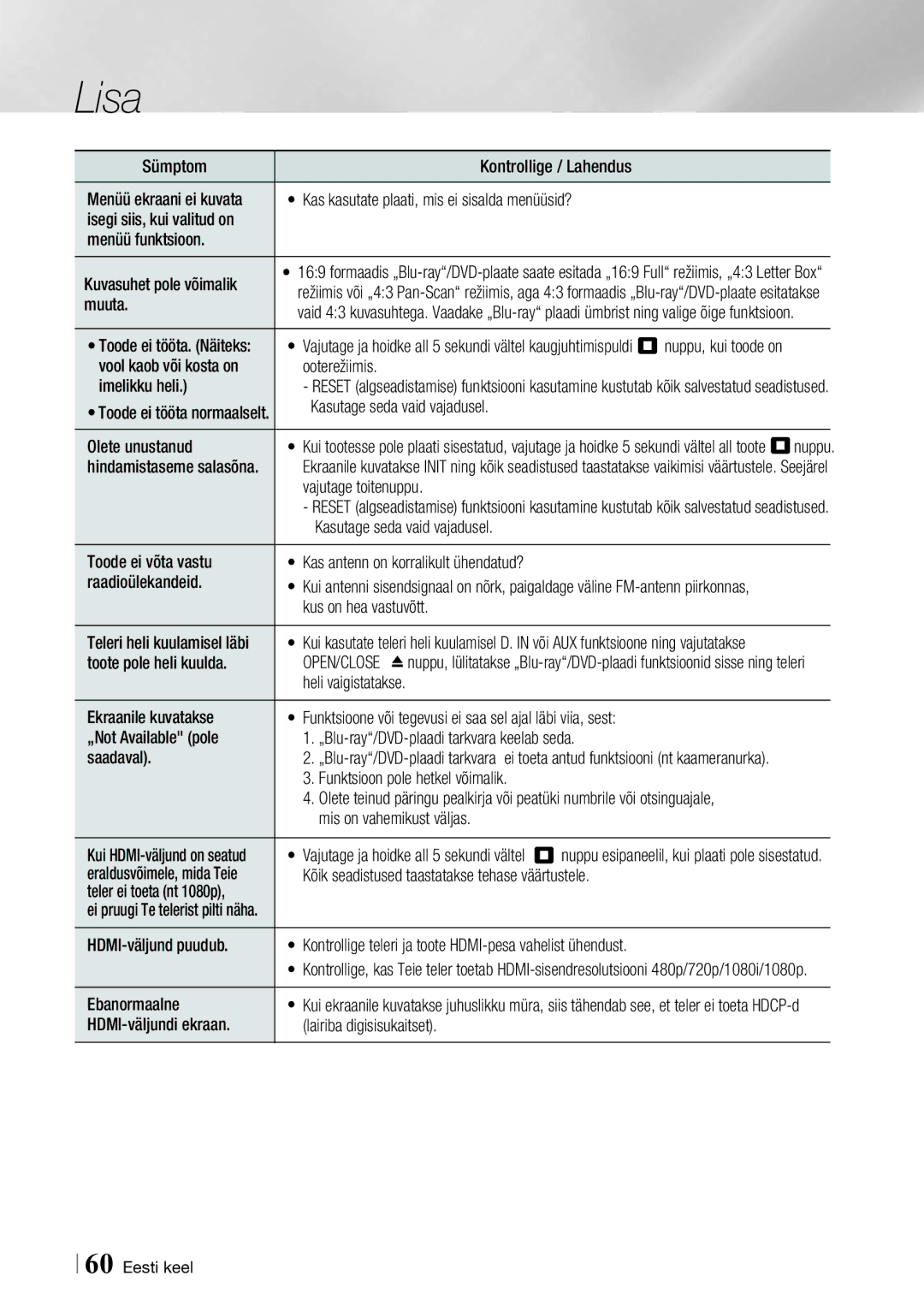 Samsung HT-E8200/EN manual Open/Close 