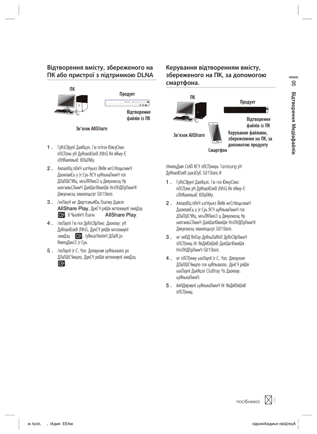 Samsung HT-ES4200K/RU manual Продукт, Розпочніть відтворення за допомогою телефону, Українська 05 Відтворення Медіафайлів 