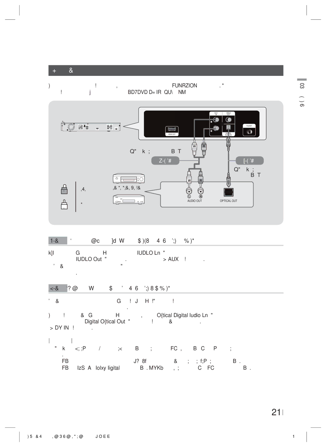 Samsung HT-ES4200K/RU manual Сыртқы құрылғыларды жалғау, Қызыл 