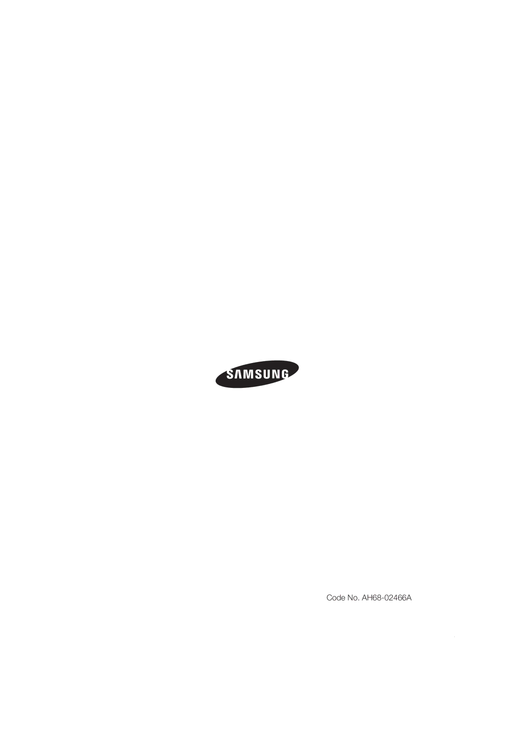 Samsung HT-ES420K/SQ manual Code No. AH68-02466A 