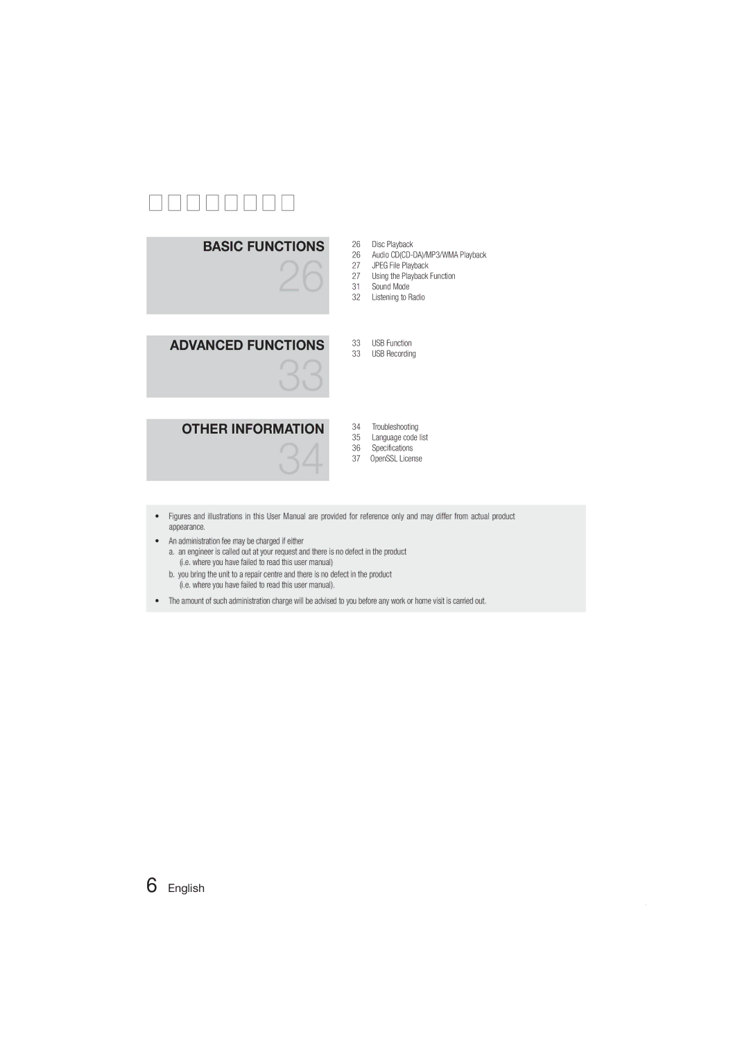 Samsung HT-ES420K/SQ manual Disc Playback, Jpeg File Playback, Using the Playback Function, Sound Mode, Listening to Radio 