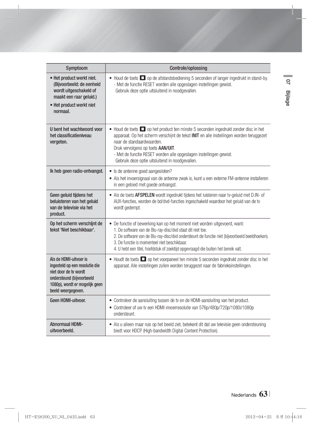 Samsung HT-ES8200/ZF manual Het classificatieniveau, Is de antenne goed aangesloten?, Een gebied met goede ontvangst 