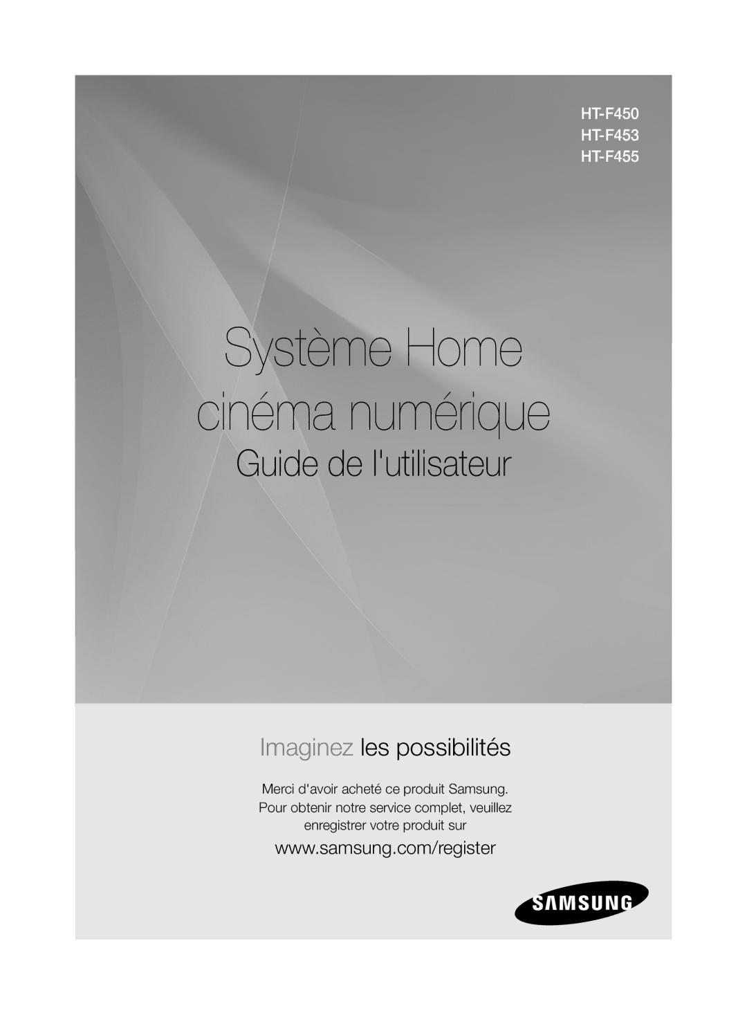 Samsung HT-F455/EN, HT-F455/TK manual Système Home Cinéma numérique 