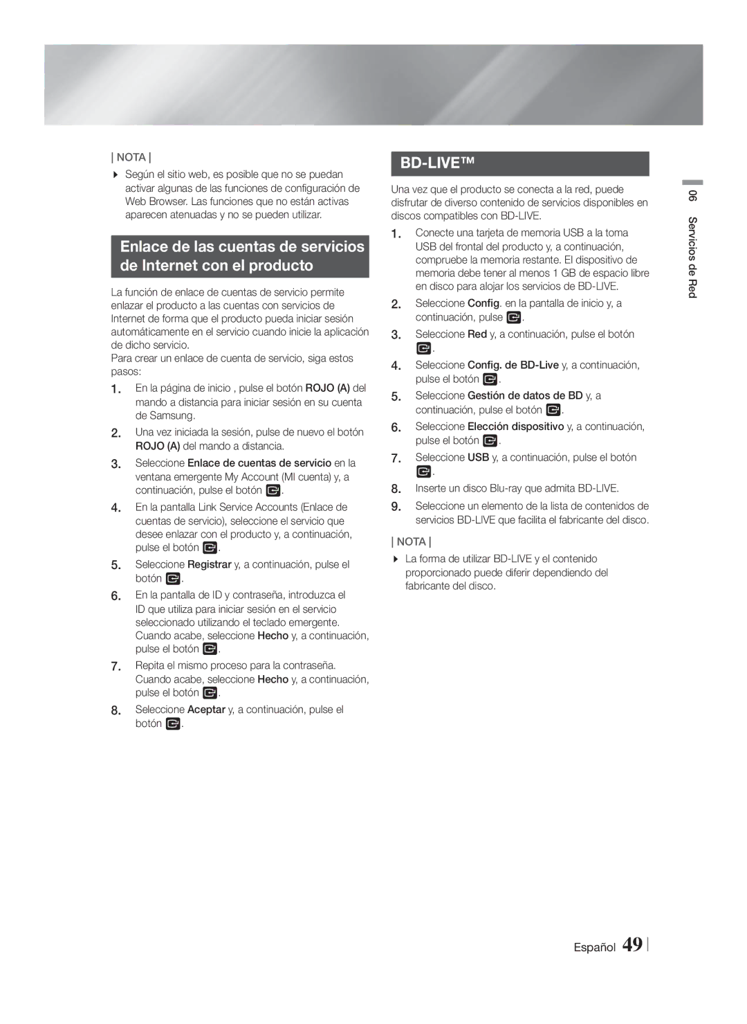 Samsung HT-FS5200/EN, HT-F5200/ZF, HT-FS5200/ZF manual Bd-Live 