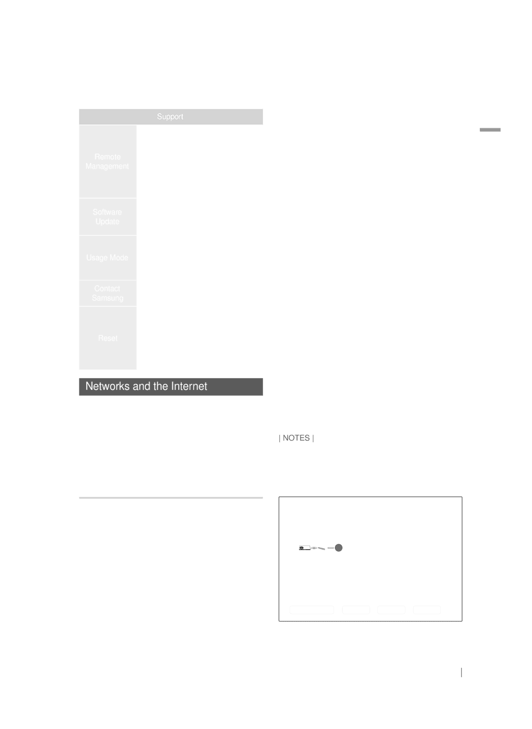 Samsung HT-FS9200/XE manual Networks and the Internet, Configuring Your Network Connection, Wired Network, Network Settings 