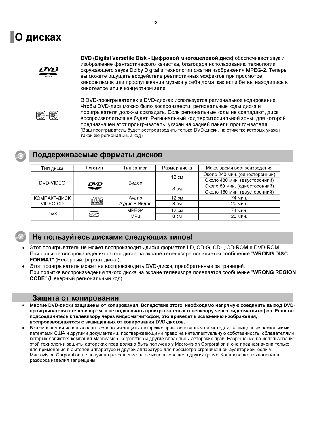 Samsung HT-KQ20R/XFU, HT-TKQ25R/XFU manual Дисках 