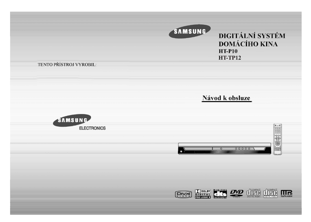 Samsung HT-P10R/ELS manual HT-TP12 