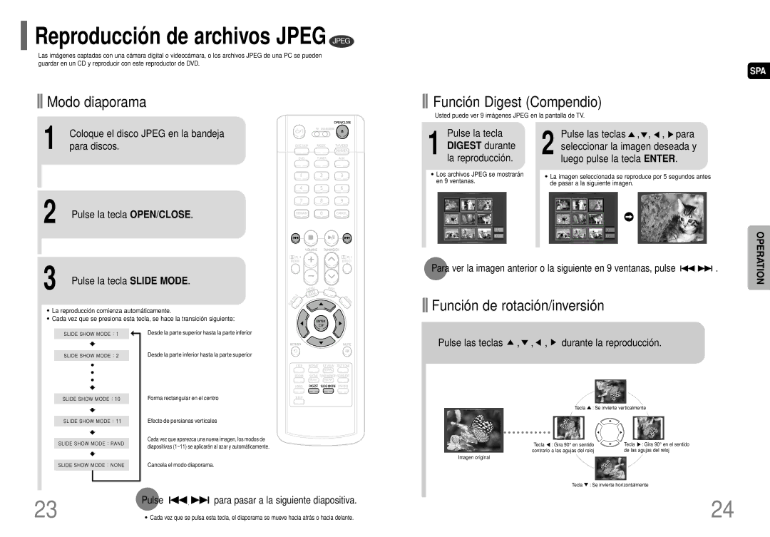 Samsung HT-P40 manual Para discos, Pulse la tecla OPEN/CLOSE, Pulse las teclas , , , durante la reproducción 