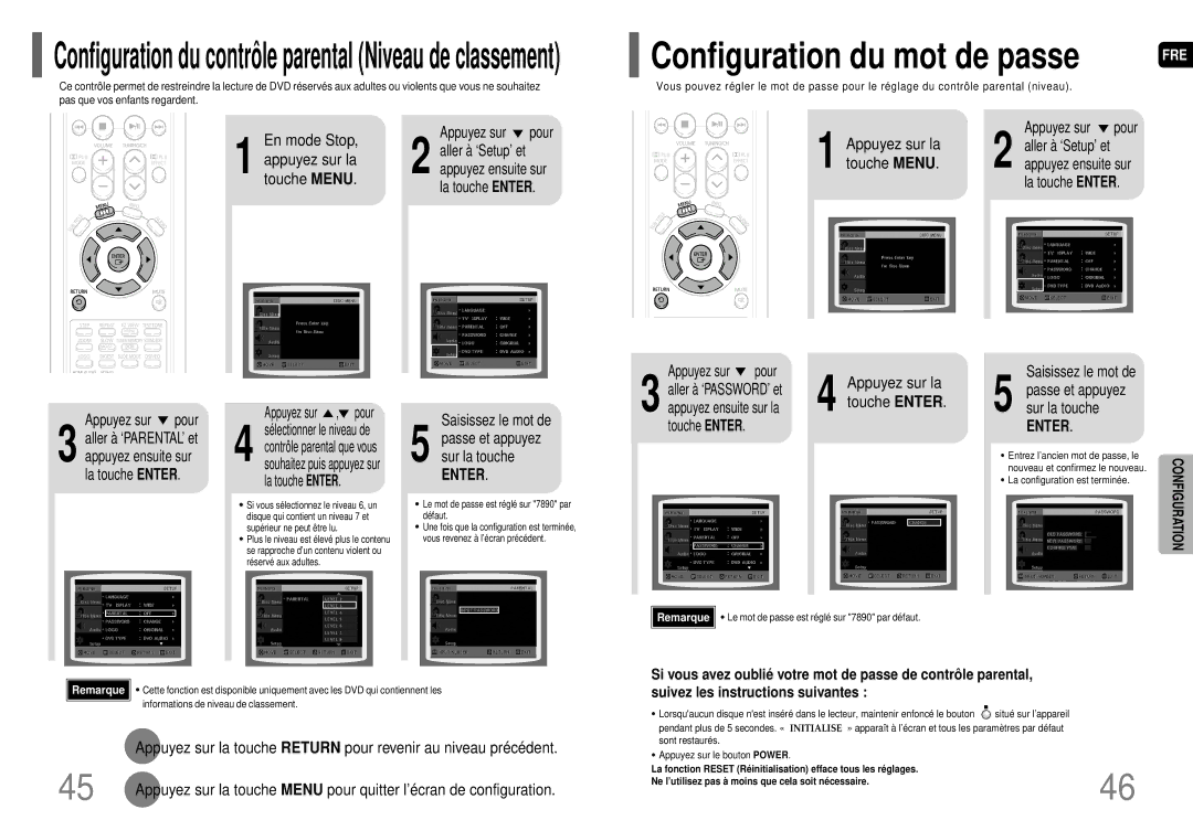 Samsung HT-P70R/ELS manual La touche Enter, Saisissez le mot de Appuyez sur pour, Touche Enter 