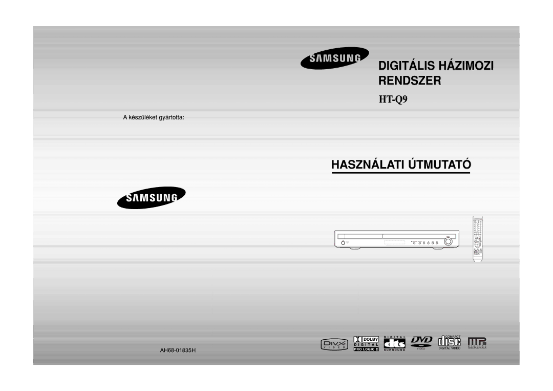 Samsung HT-Q9R/ELS manual 