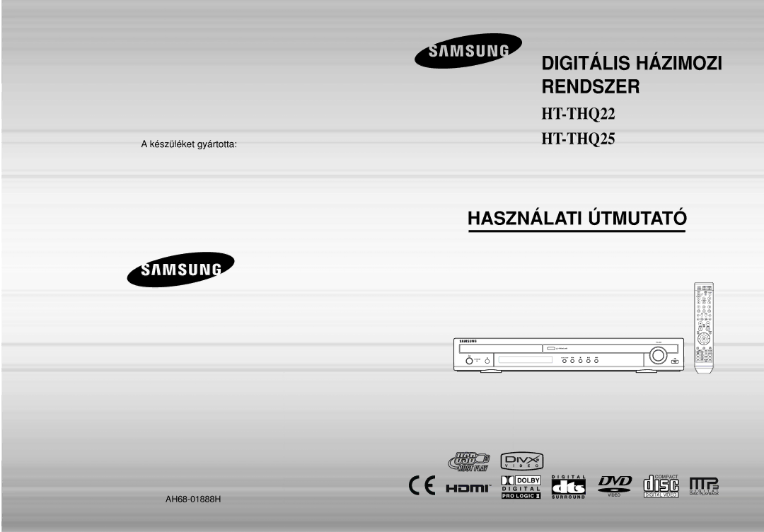 Samsung HT-THQ25R/ELS, HT-THQ22R/ELS manual Digitaalinen Kotiteatterijärjes Telmä 
