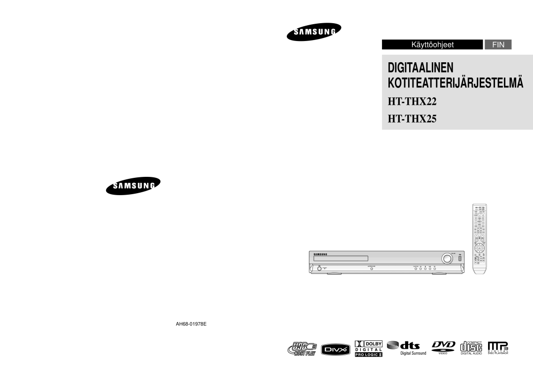 Samsung HT-THX25R/XEE, HT-THX22R/XEE manual HT-THX22 HT-THX25 