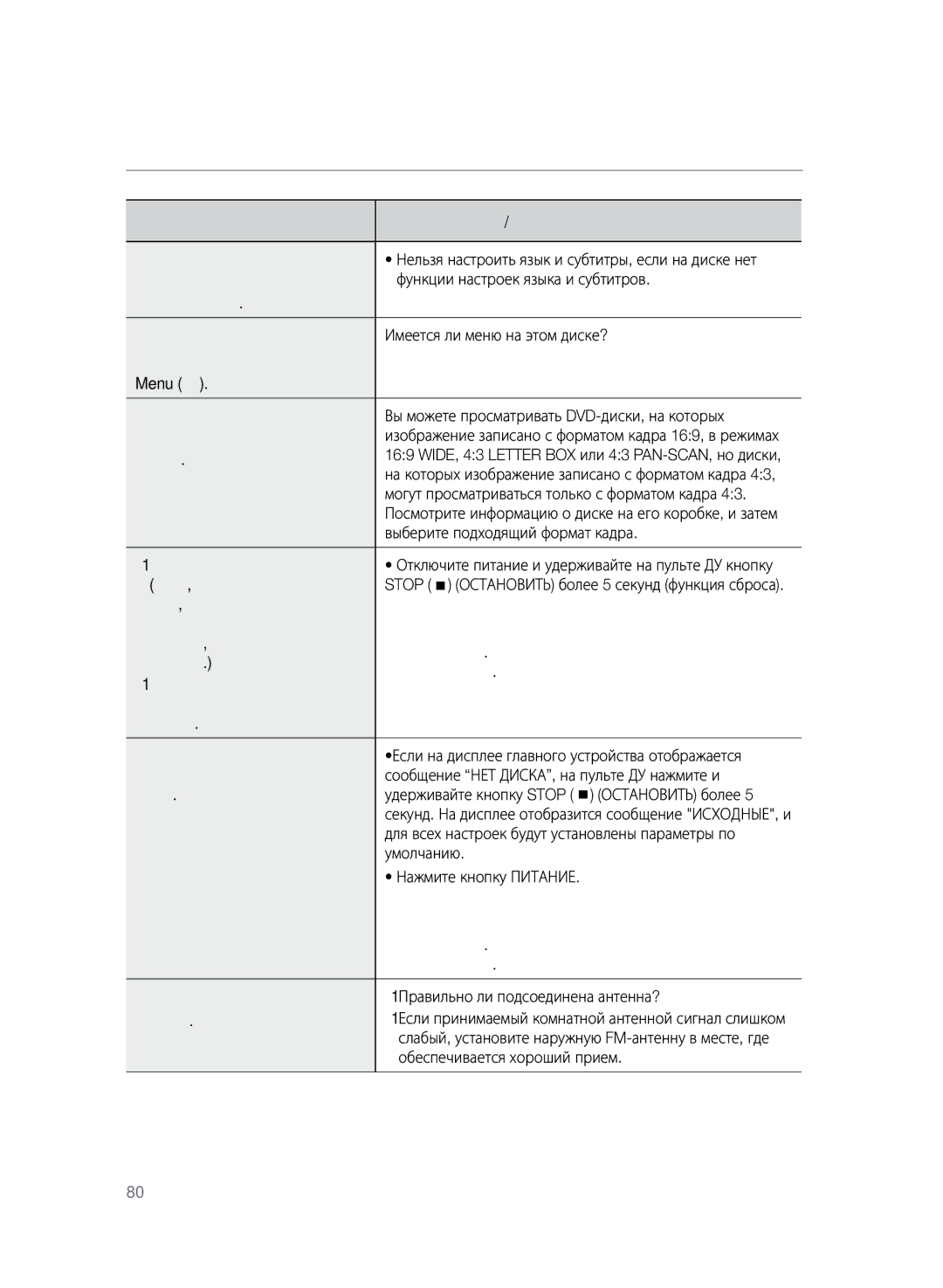 Samsung HT-TKZ325R/XER manual Изображения, Могут просматриваться только с форматом кадра, Выберите подходящий формат кадра 