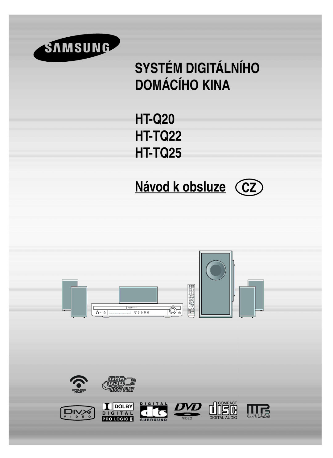 Samsung HT-Q20R/ELS, HT-TQ22R/ELS manual Systém Digitálního Domácího Kina 