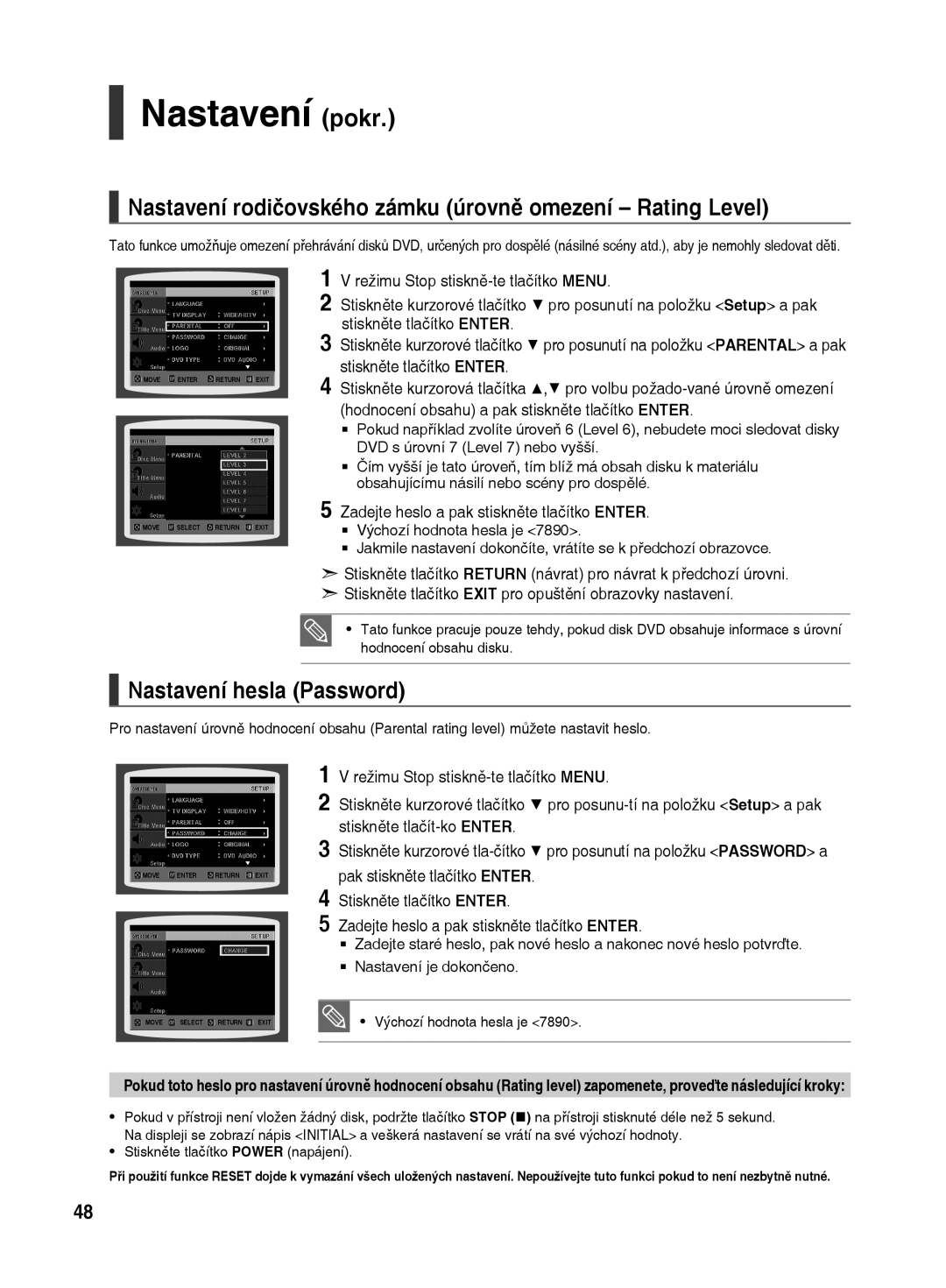 Samsung HT-TX500R/XEO manual Stiskněte tlačítko Power napájení 