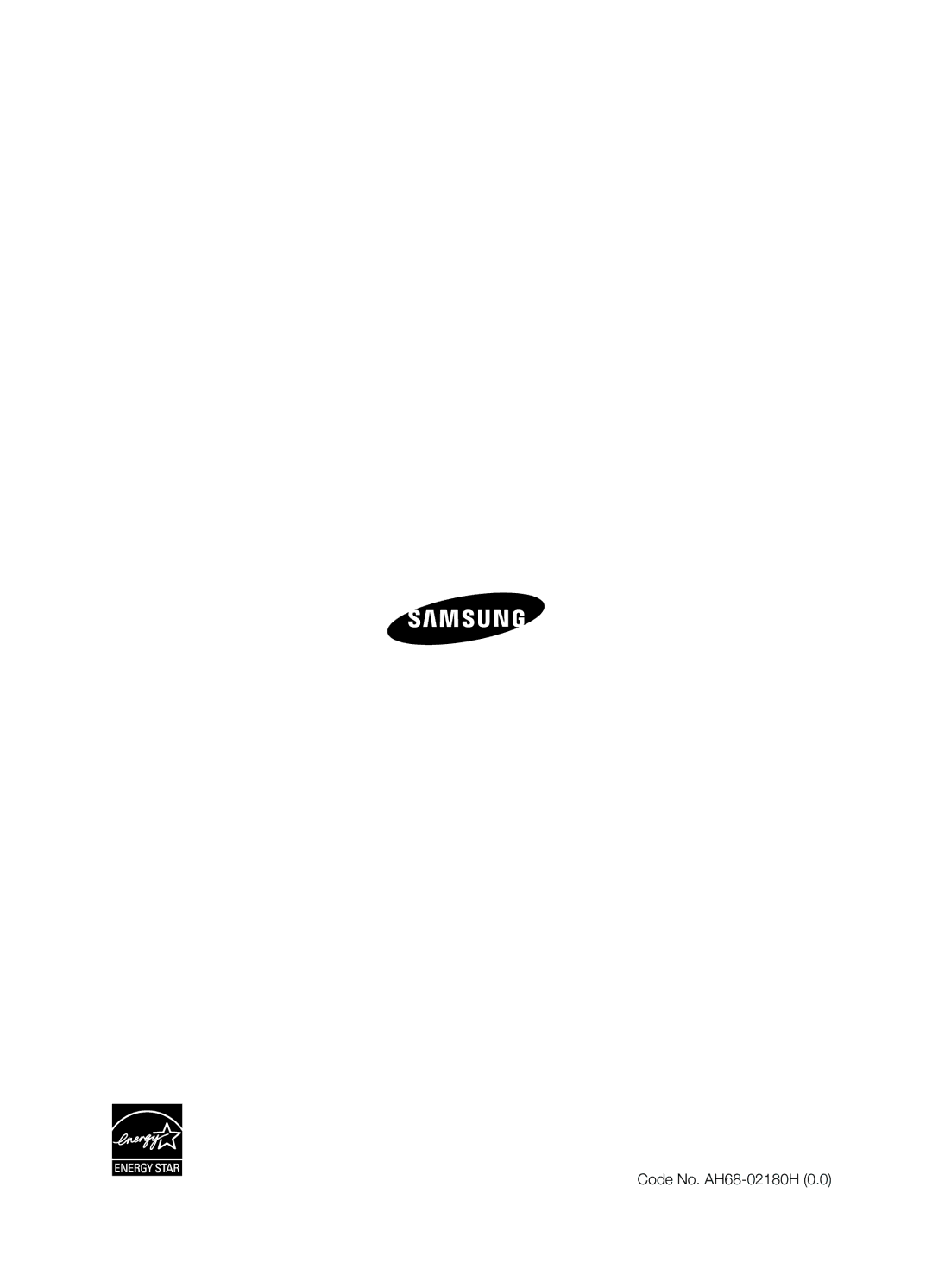 Samsung HT-TX725GT/EDC, HT-X725GT/EDC manual Code No. AH68-02180H 