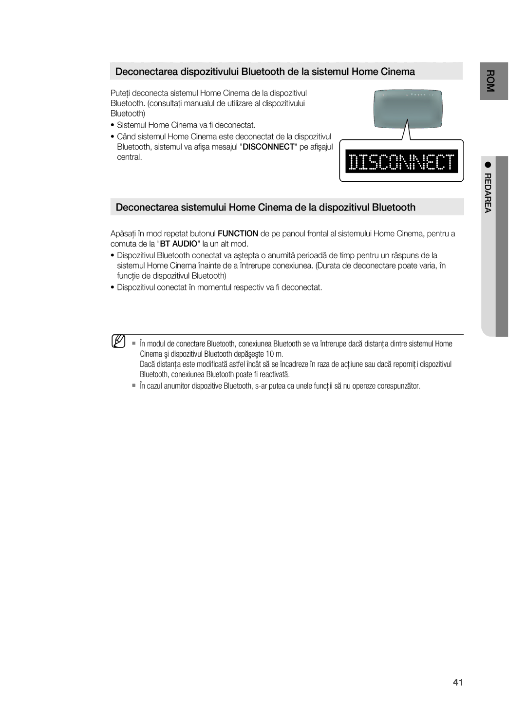 Samsung HT-TX725GT/EDC manual Central, Redarea 