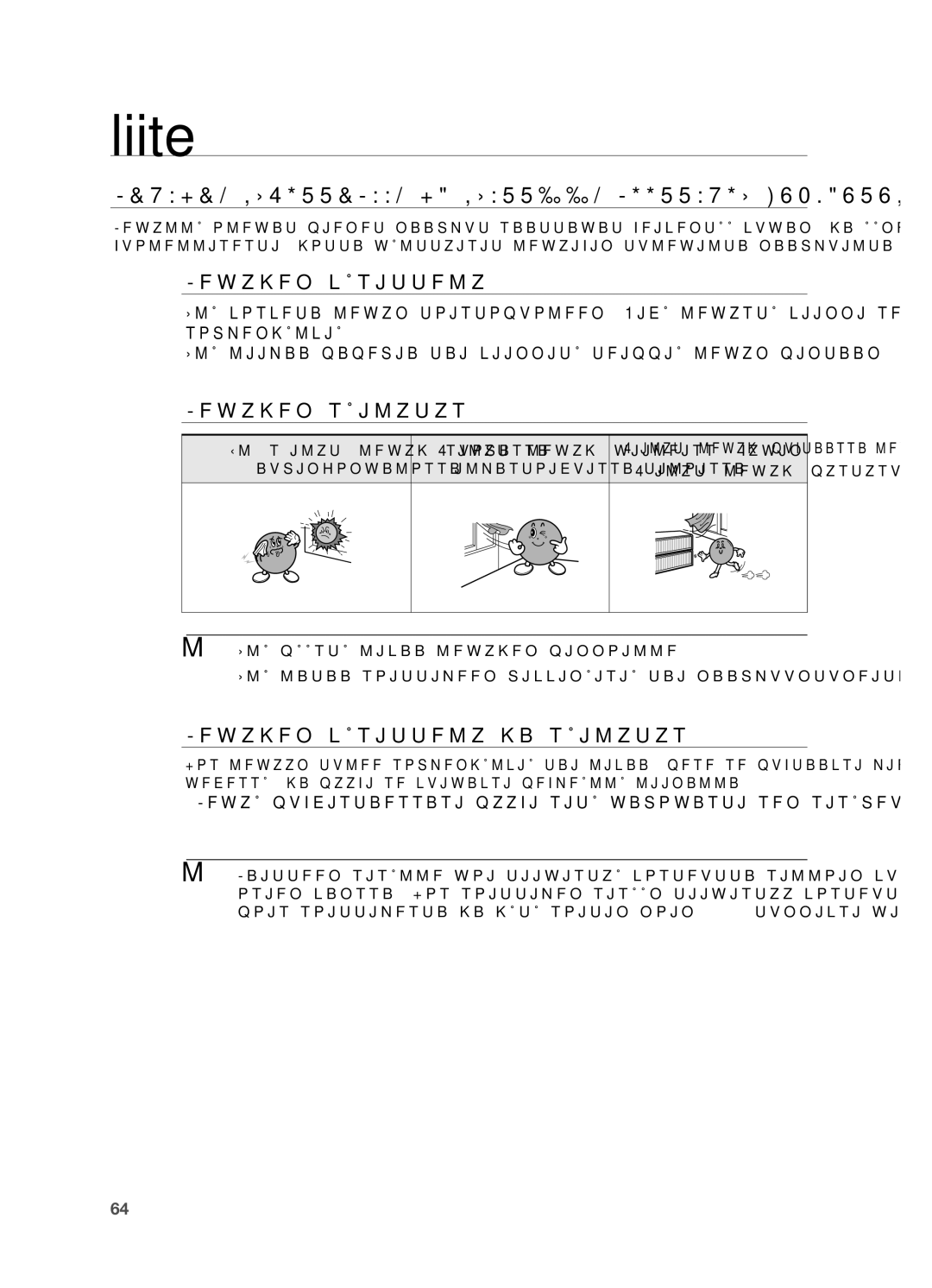 Samsung HT-TX725GT/XEE, HT-X725GT/XEE manual Liite, Levyjen käsittelyyn ja käyttöön liittyviä huomautuksia, Levyjen säilytys 